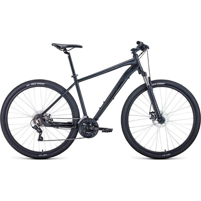Велосипед FORWARD APACHE 29 2.0 D 29", рама 19", темно-серый/черный, 2023 RB3F980D9DGYXBK