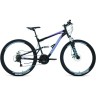 Велосипед FORWARD RAPTOR 27,5 2.0 D (2022) черный/фиолетовый с рамой 16" 94981 CHERNYII/FIOLETOVYII 16